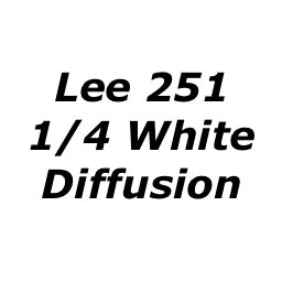 LEE Filters 251 Quarter White Diffusion - 48" x 25' Roll (1" Core)