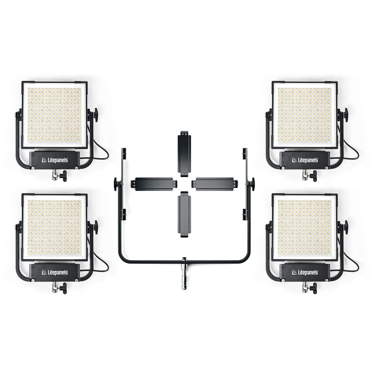 Litepanels Gemini 1x1 Hard Quad Array Light Kit