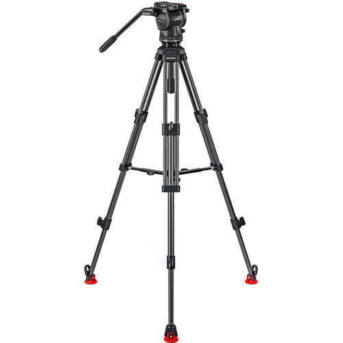 Sachtler System FSB 8 Mk II Sideload Fluid Head 75/2 Tripod with Bag
