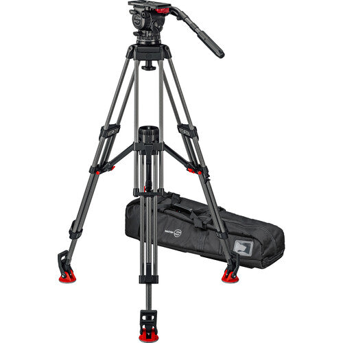 Sachtler System FSB 14 Mk II Touch & Go Fluid Head & ENG Carbon Fiber Tripod with Bag