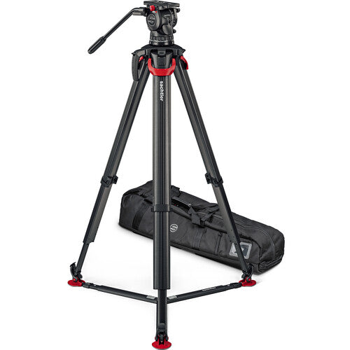 Sachtler System aktiv10 Touch & Go Fluid Head & Flowtech 100 Tripod with Bag