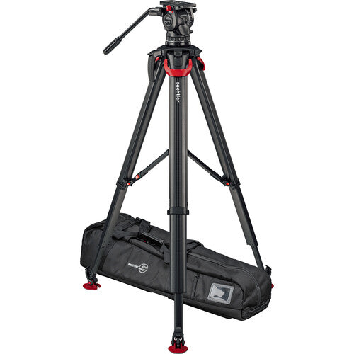 Sachtler System aktiv10 Touch & Go Fluid Head & Flowtech 100 Tripod with Bag