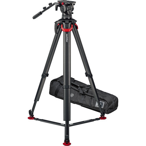 Sachtler System aktiv12 Touch & Go Fluid Head & Flowtech 100 Tripod with Bag