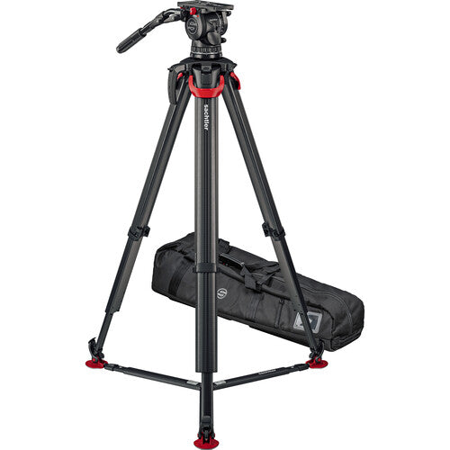 Sachtler System aktiv14 Touch & Go Fluid Head & Flowtech 100 Tripod with Bag