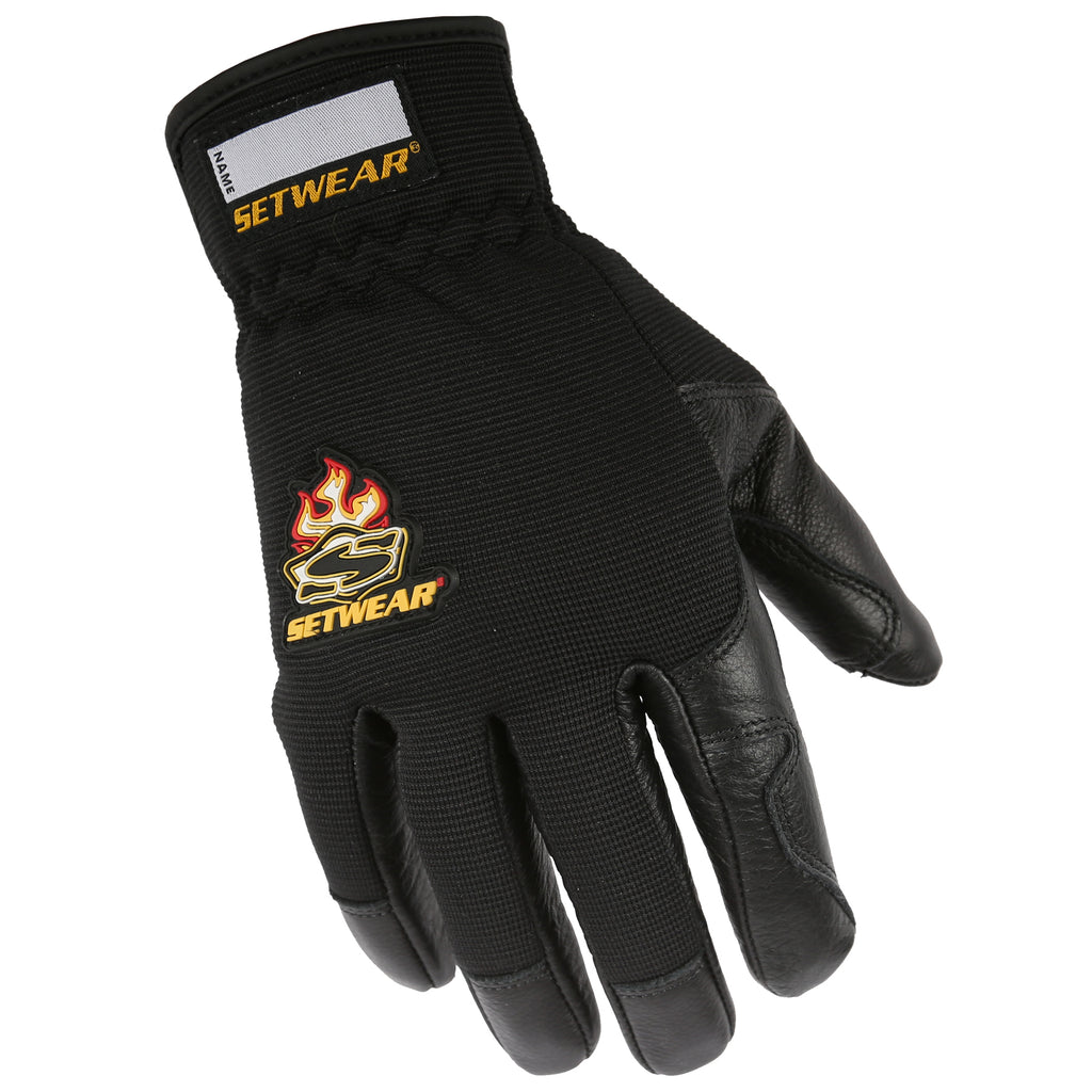 Setwear Pro Leather Glove Black