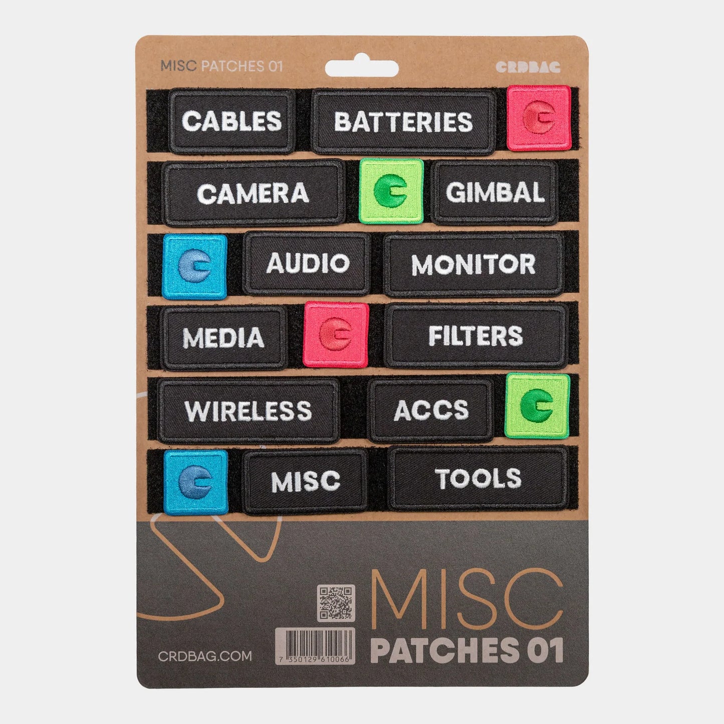 CRDBAG Velcro Patch Sheets Misc