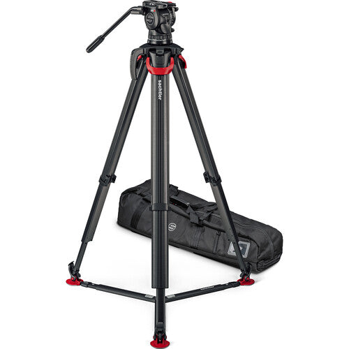 Sachtler System aktiv10 Sideload Fluid Head & Flowtech 100 Tripod with Bag