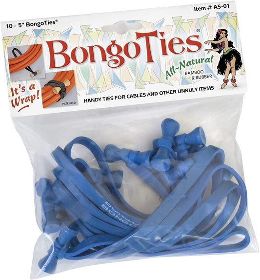 BongoTies All Blue (10-Pack)